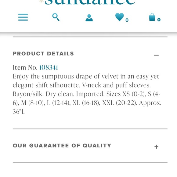 Sundance Navy Blue Velvet Dress - Picture 7 of 7